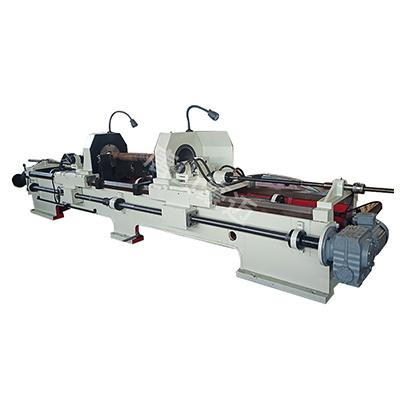 Steel pipe double-head automatic drilling machine